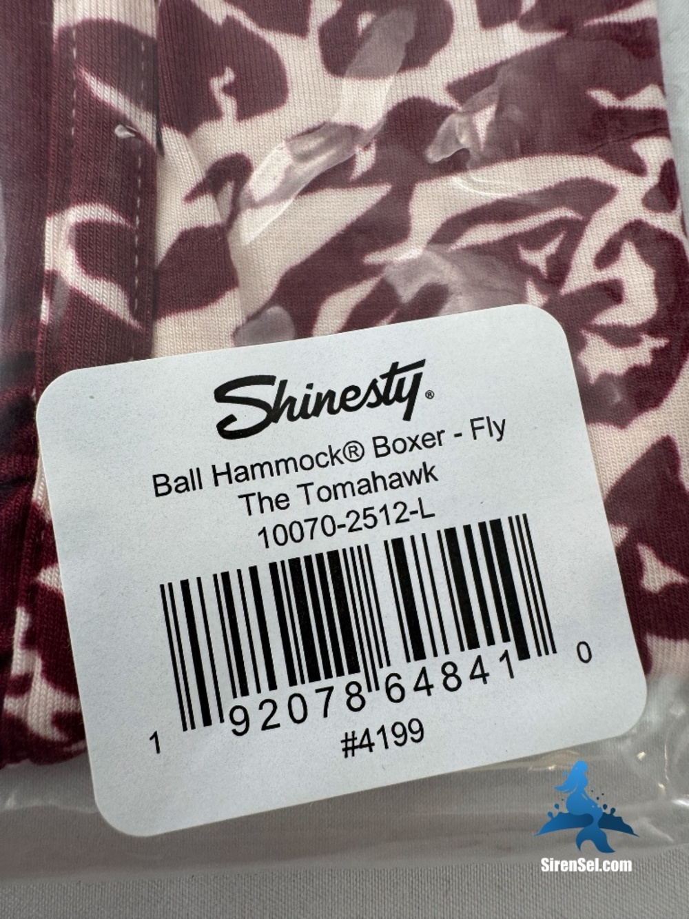 1333 NWT Shinesty Tomahawk Ball Hammock Boxer Brief w/Fly – L – Marbled Meat - Picture 3 of 11
